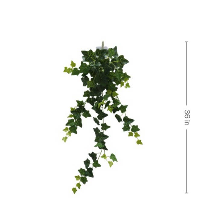 36" Fake Eucalyptus Ivy Swag for Indoor Outdoor Decor for wholesale by P | O Homeware