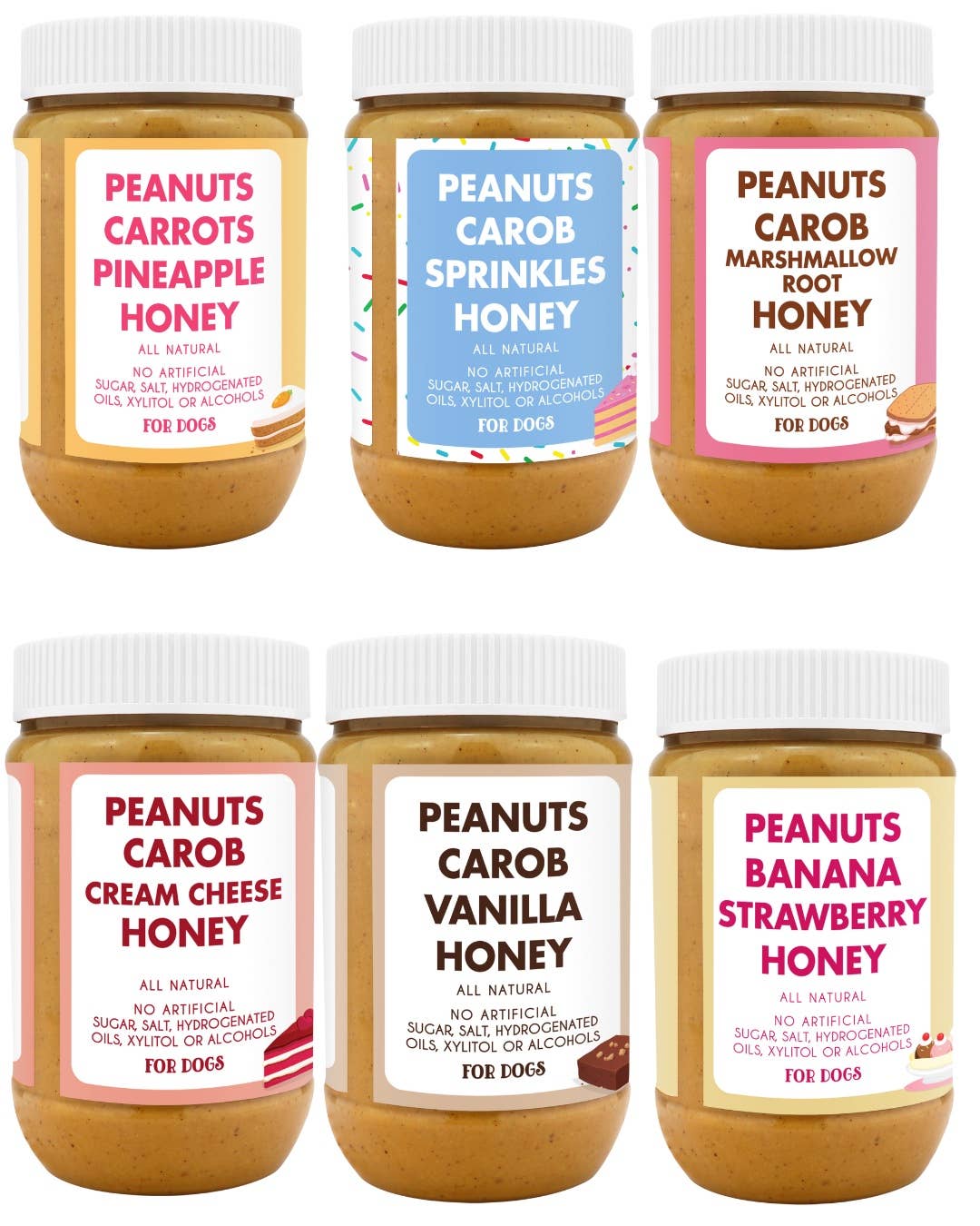 Bark Bistro – wholesale Pet treats – Dog – Dog Peanut Butter Dessert Line BuddyBudder Combo Pack1