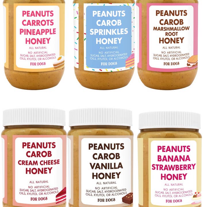 Bark Bistro – wholesale Pet treats – Dog – Dog Peanut Butter Dessert Line BuddyBudder Combo Pack1