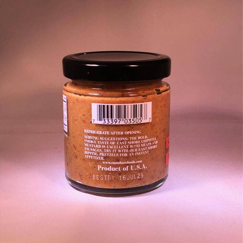 East Shore Specialty Foods, Inc. - Vente Moutarde - Moutarde East Shore - Moutarde chipotle - 5 oz2