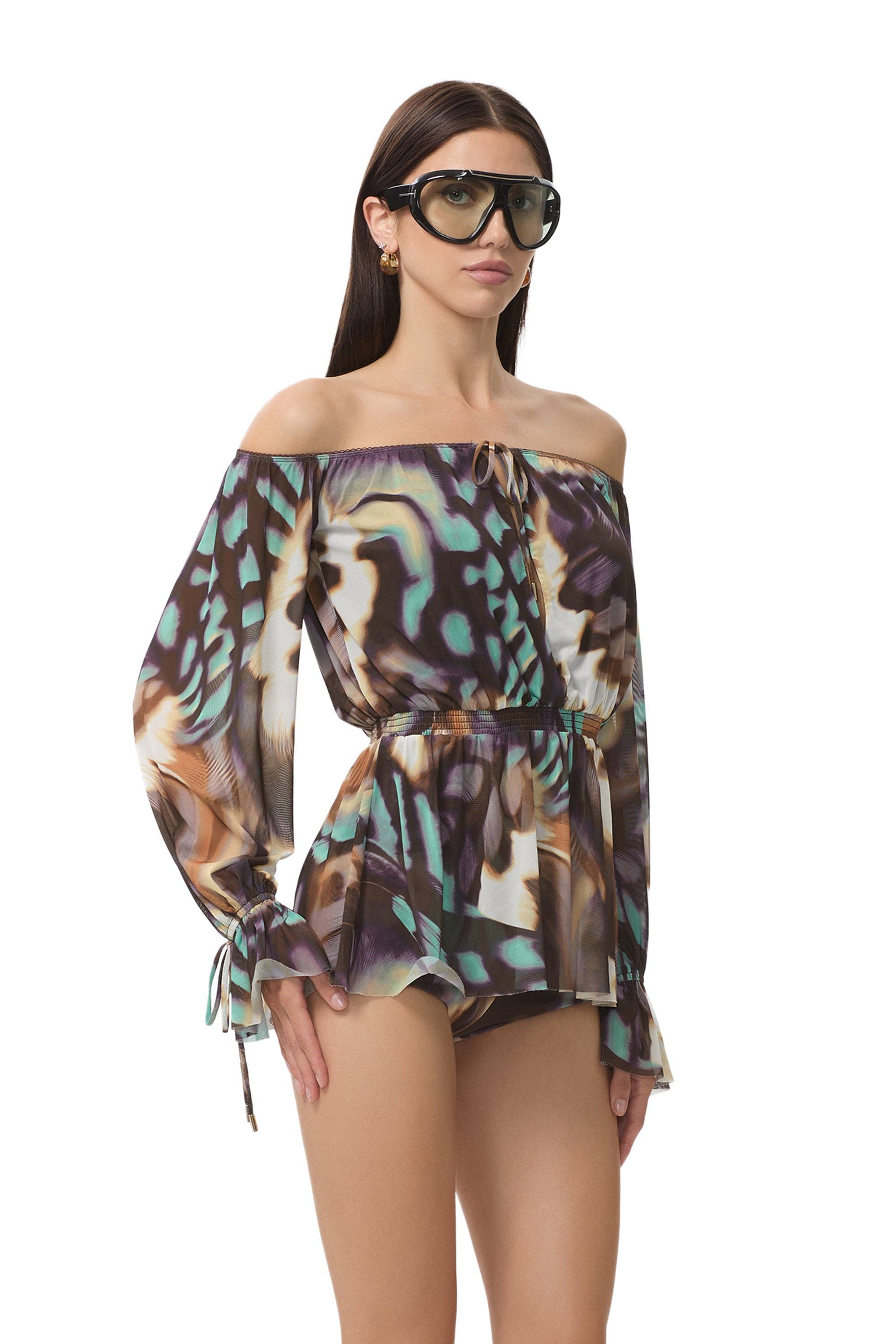 Gordon Top - Feather Swirl for wholesale on Faire1