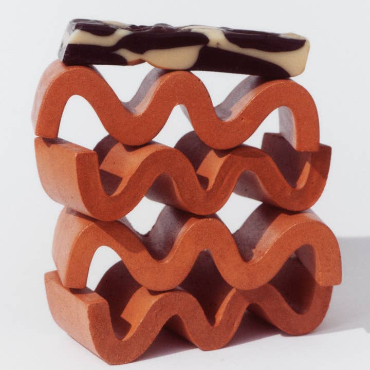 Objet Sauvage - Wholesale Bath Soap Dish - Set porte-savon Wave x Yünabelle2