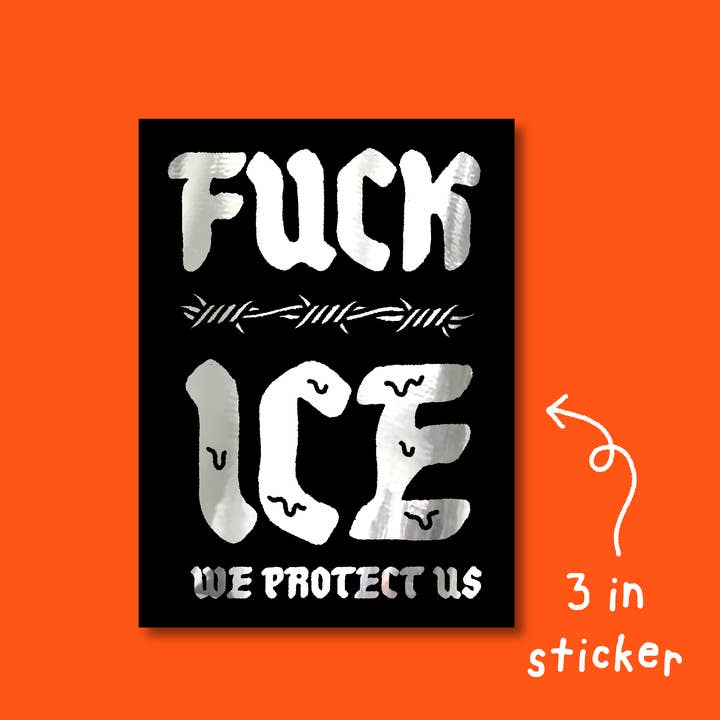 Autocolante "Nós Mantemos-nos Seguros" (PRÉ-ENCOMENDA) por atacado de Camp Mustelid