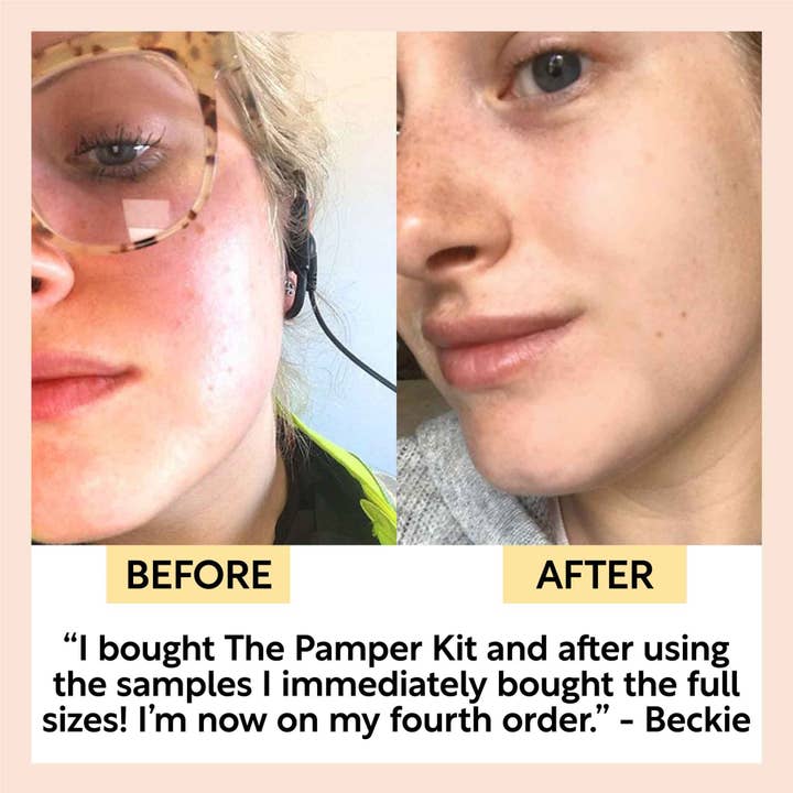 UpCircle Beauty UK - Wholesale Facial Care Set/Kit - The Pamper Kit Trial Sample Pack Perfect for Gift or Wedding