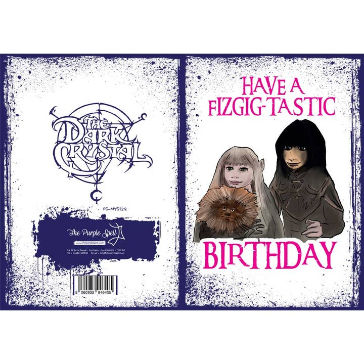 The Purple Spell - Venta al por mayor Tarjetas de cumpleaños - Cristal oscuro
Tarjeta de cumpleaños temática retro geek, 2 diseños 3