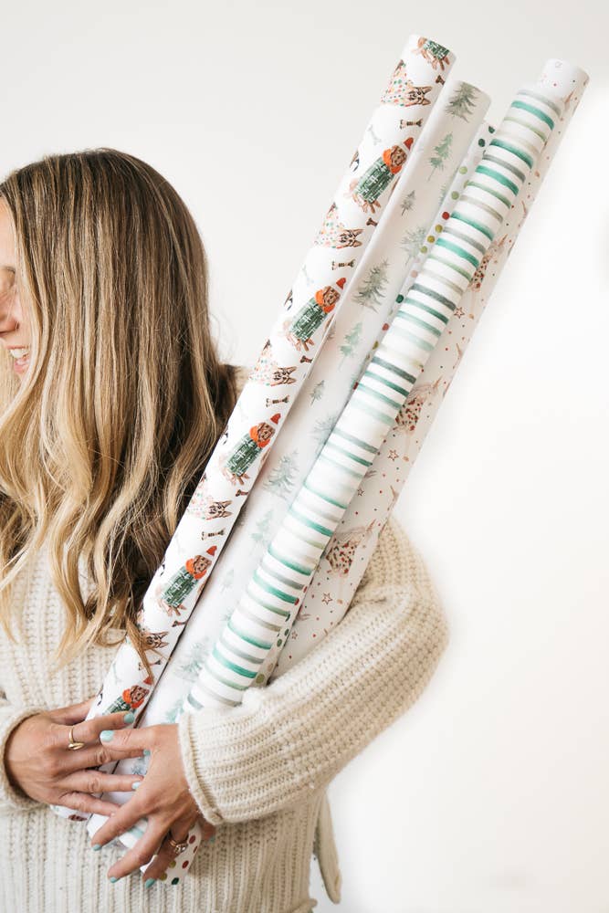 Lana's Shop - Wholesale Wrapping Paper Roll - Peaceful Forest Gift Wrap Roll7