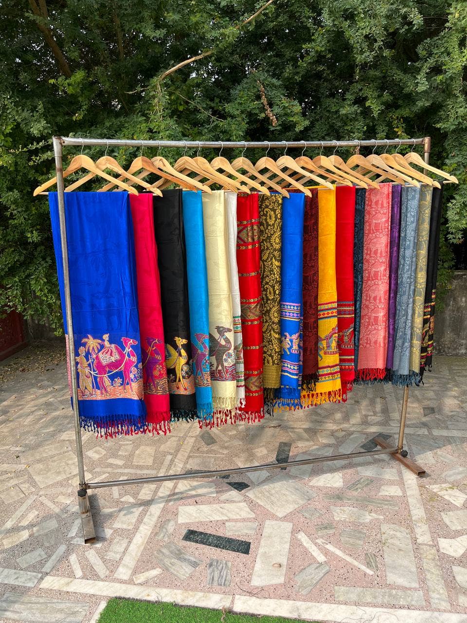 GYPSY STUDIO - Wholesale Wrap - Women's - 5 pcs Wool Shawls Handcrafted Woman's Wool Shawls 2