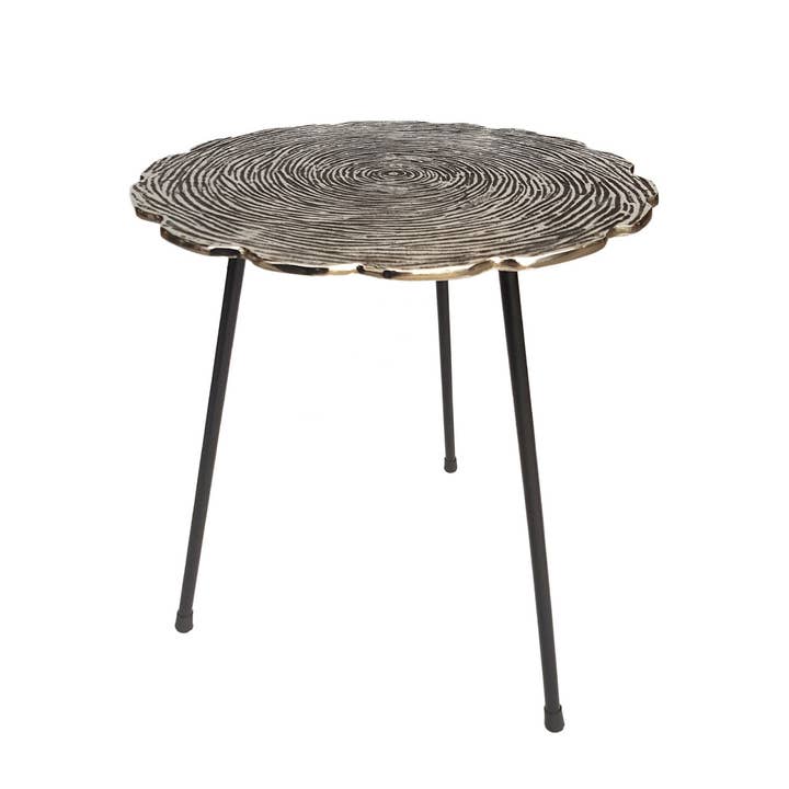 Voglrieder - Wholesale Side Table - Side table metal decorative table Hilton ø 35 x H 46 cm round A10