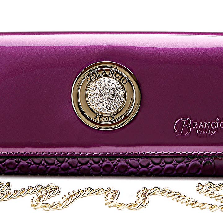 Brangio (Italy) Company Inc. - Vendita all'ingrosso Pochette - Donna - Brangio Italy Pochette e Portafoglio con Cristalli Incastonati3