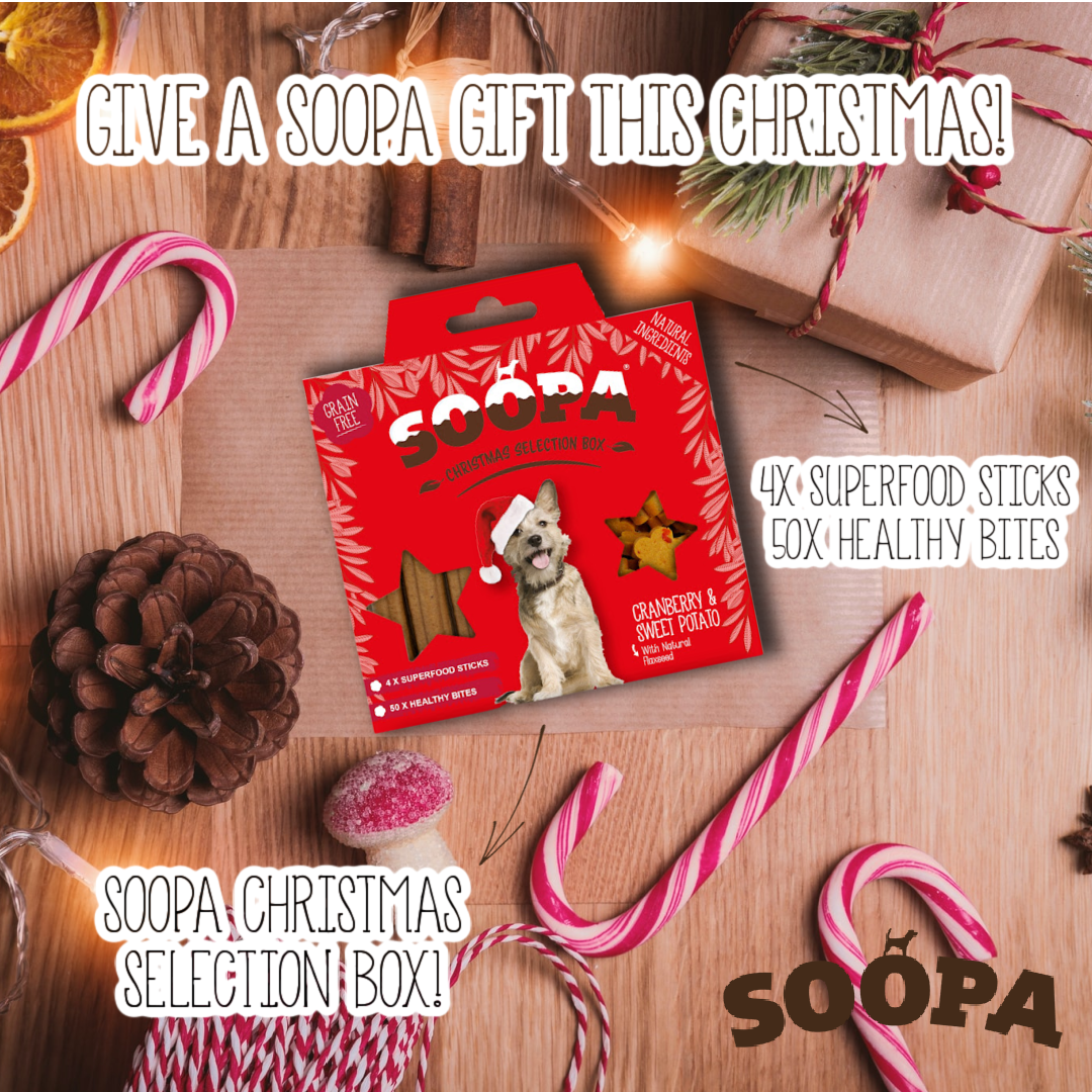 Soopa Europe - Wholesale Pet Treats - Dog - Cranberry & Sweet Potato - Dog Treat Christmas Selection Box2