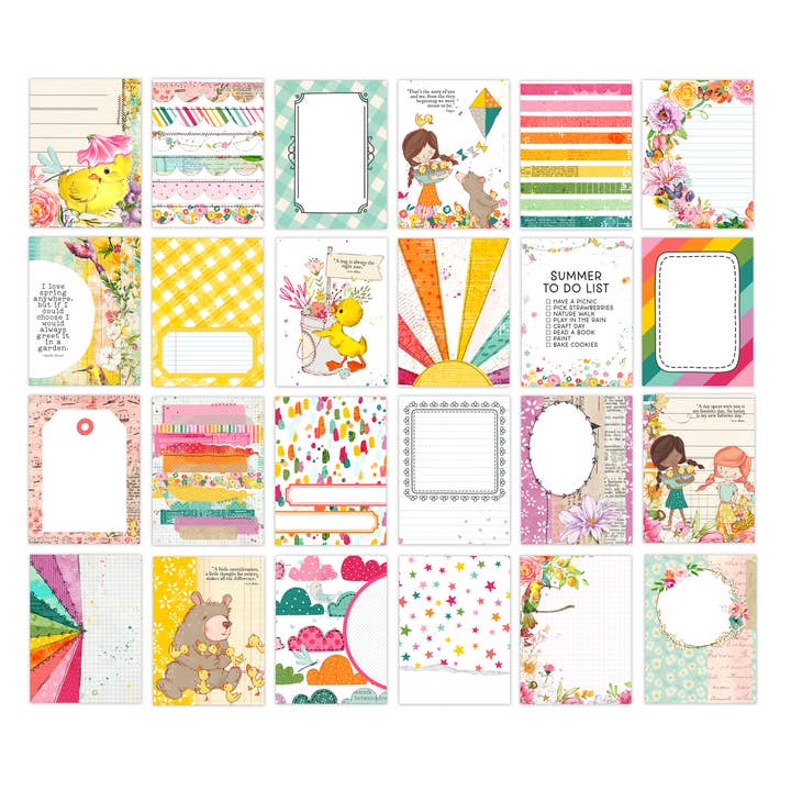 Solkyssade 3x4 fickjournalkort - 24 st - SunCollection för wholesale av Pretty Little Studio