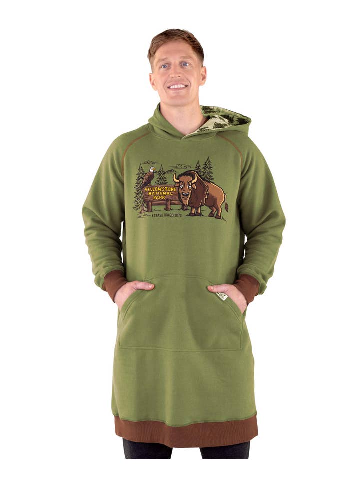 Lazy One - Wholesale Hoodie - Unisex - Yellowstone Sleep Hoodie3
