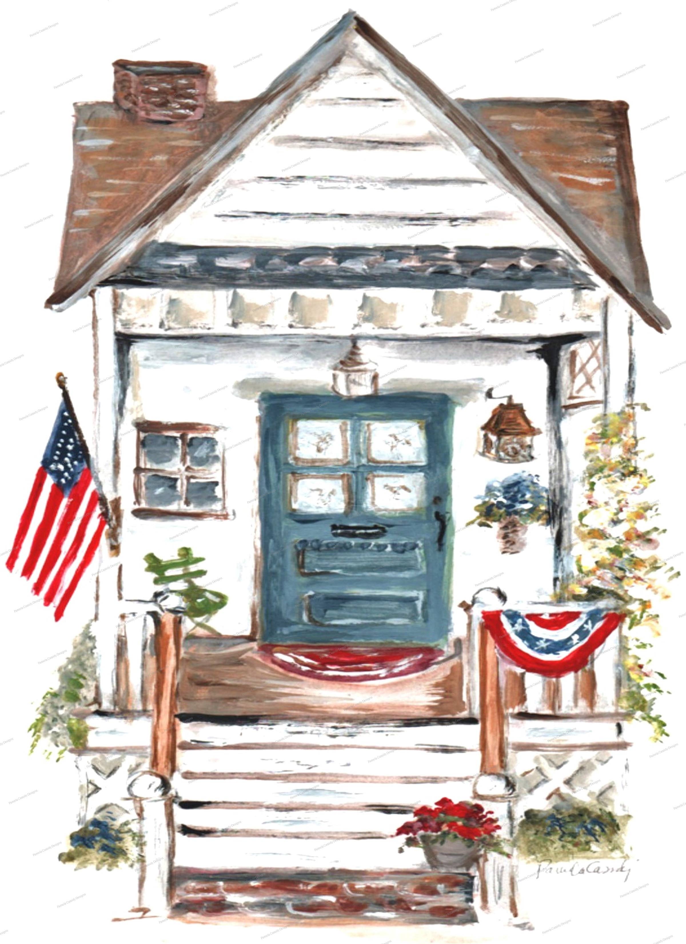 Pamela Cassidy Designs - Wholesale Tea Towel - 4th of July Kitchen Towel1