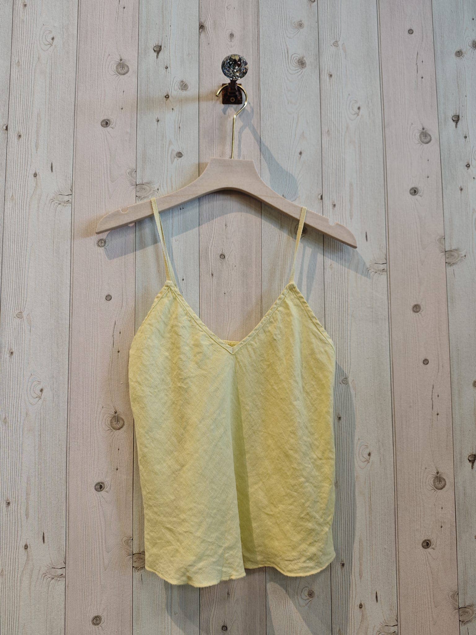Linen & More - Wholesale Camisole - Dames - REF 22943 linnen tanktop met koordsluiting, 100% linnen8