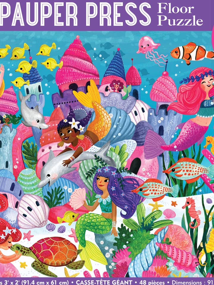Puzzle pour enfants Mermaid Adventure pour la vente par Peter Pauper Press