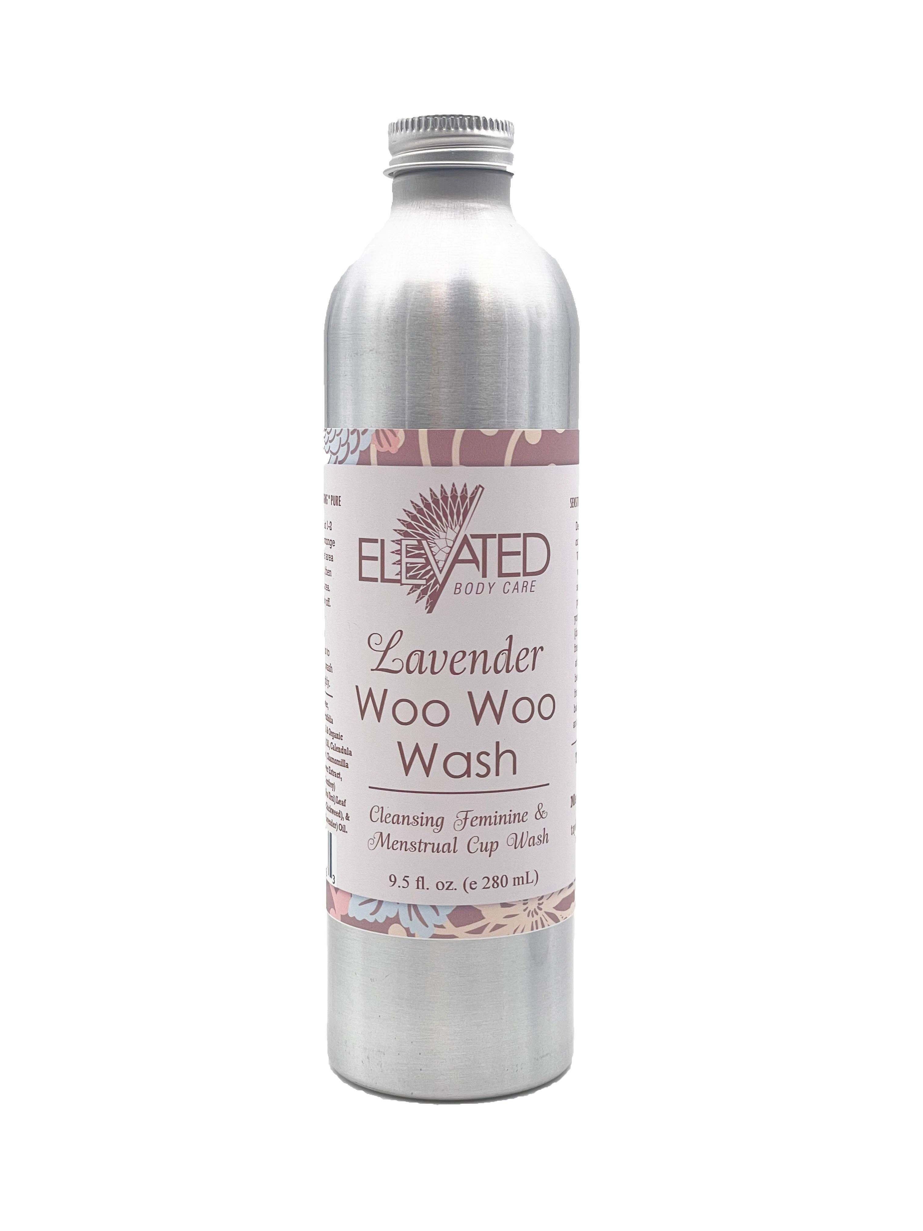 Taylor's Naturals - Wholesale Intimate Cleanser/Wipe - ELEVATED - Woo Woo Feminine Wash (Glass, Aluminum, or Bulk)1