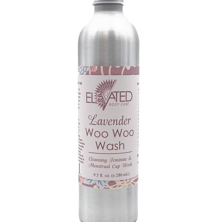 Taylor's Naturals - Wholesale Intimate Cleanser/Wipe - ELEVATED - Woo Woo Feminine Wash (Glass, Aluminum, or Bulk)1