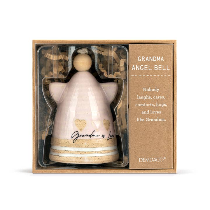 DEMDACO - Wholesale Bell - Grandma Mini Angel Bell - 2x3in2