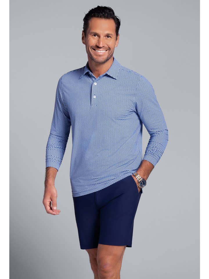 IBKÜL - Wholesale Polo - Men's - Cube Art Long Sleeve Polo12