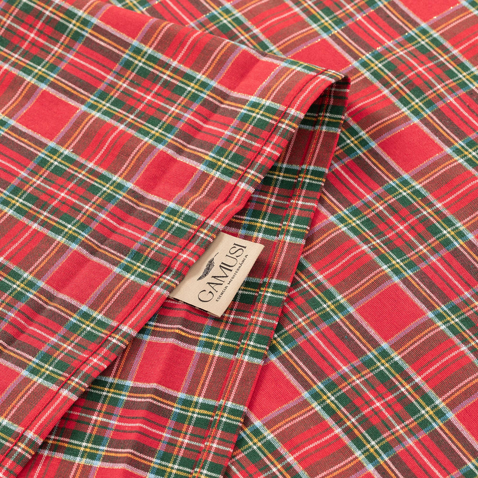 GAMUSI – wholesale Duk – Julduk bomull jacquard rutig CHECK10