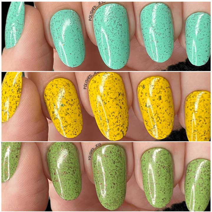 Maniology - Wholesale Nail Polish Set - Spring Sonata: 3-Piece Creamy Flakies Nail Polish Set16