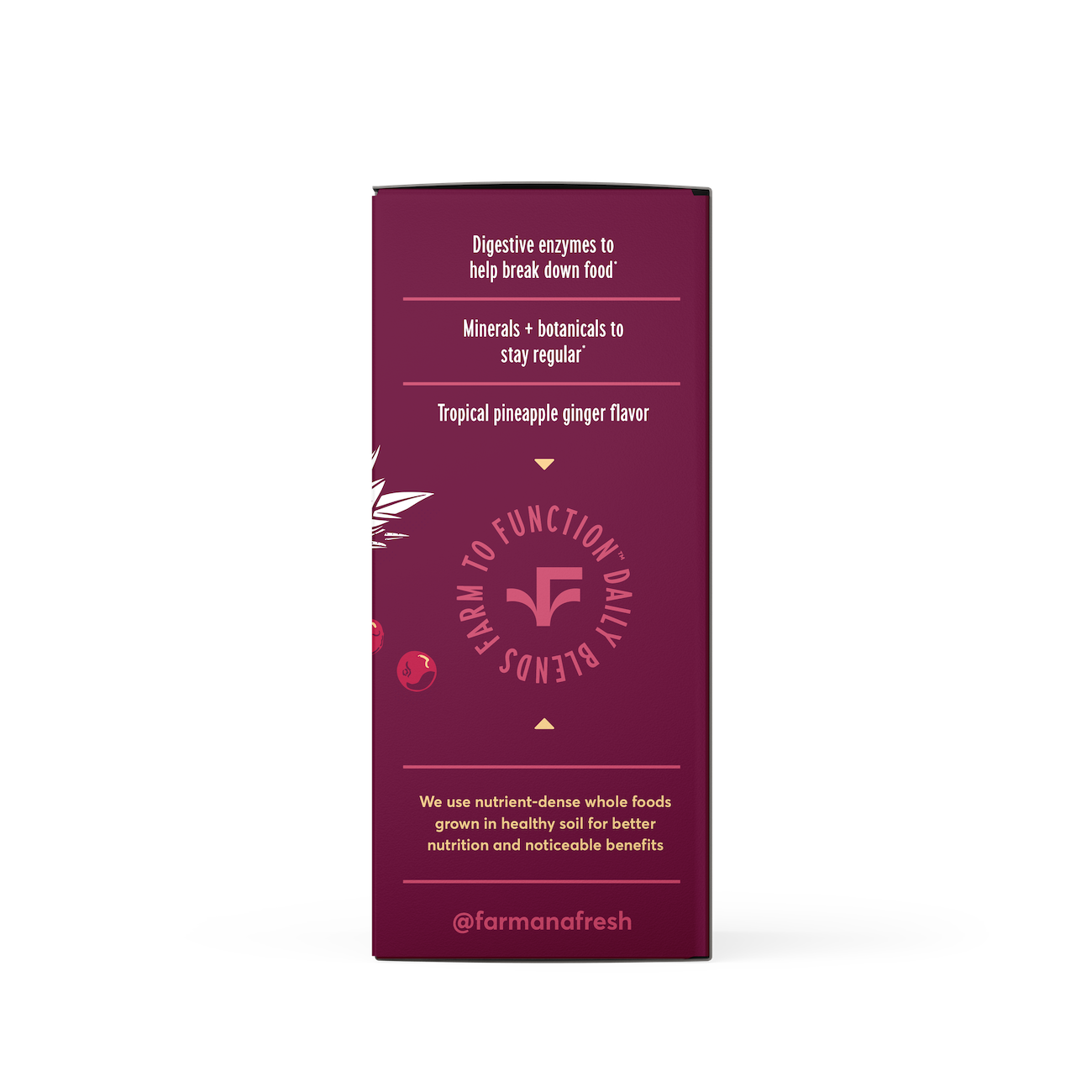 Farmana – Engroshandel Pulver til sunhedsdrik – Fordøj + Oppustethed - Funktionel Superfood Fordøjelsesblanding10