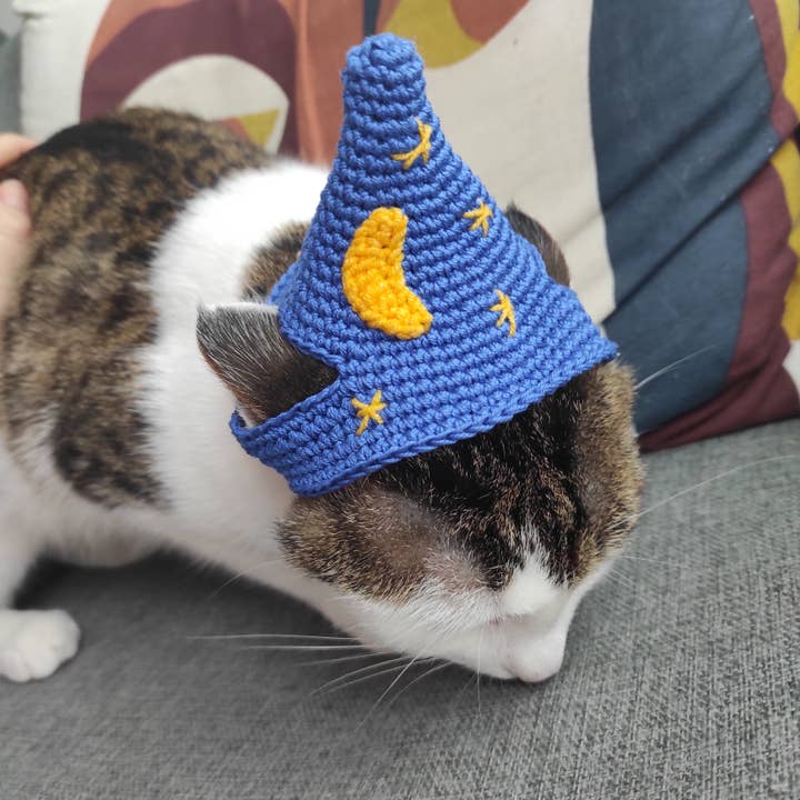 FairyBabyGifts – Engroshandel Kæledyrskostume – Kat – True Wizard kattehue Kæledyr Halloween-kostume Kattefotorekvisitter3