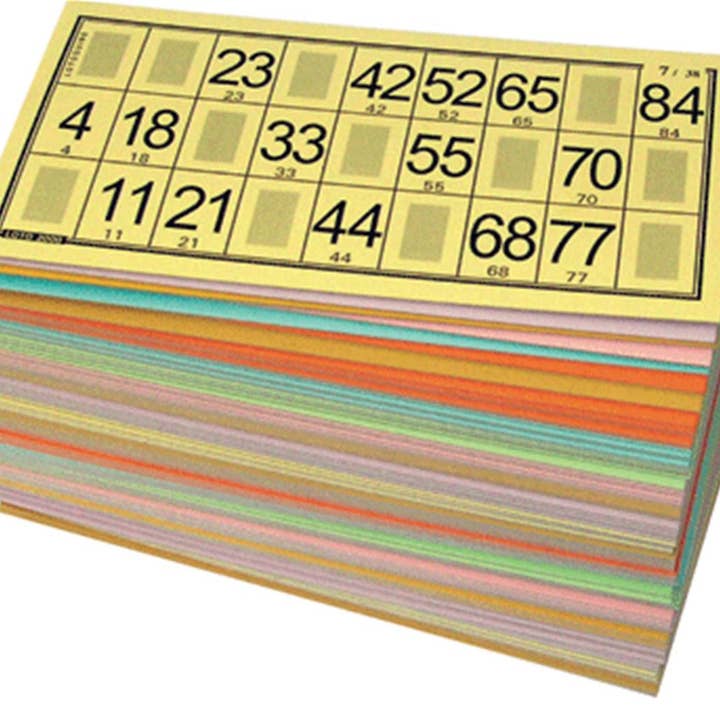 Pack 125 Cartons Loto Rigides pour la vente par TSJJ