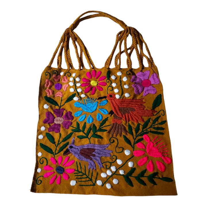The Little Pueblo - Wholesale Tote Bag - Women's - Embroidered Mexican Woven Tote Bag21