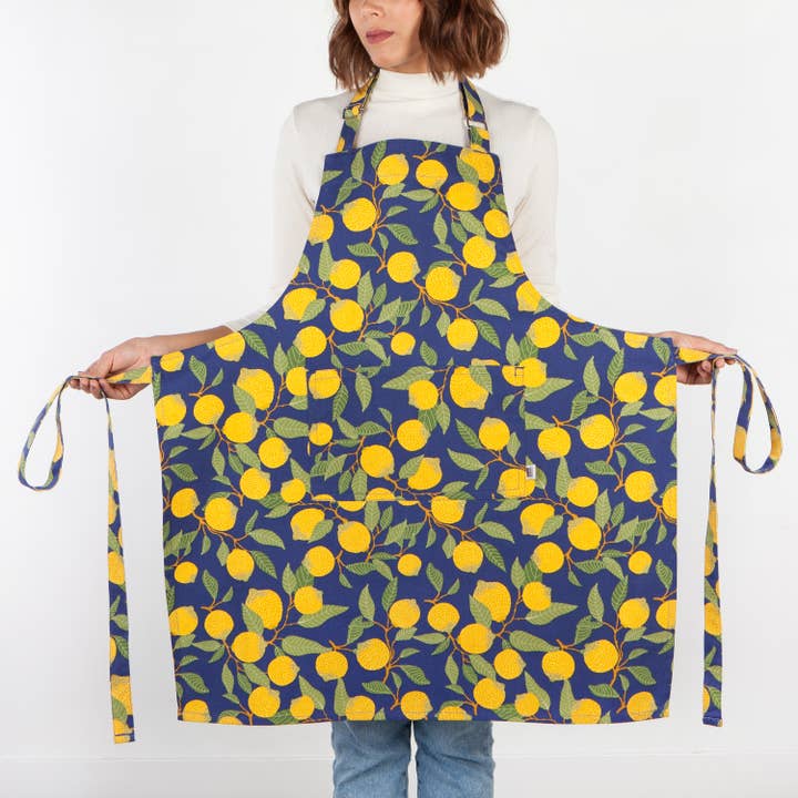 Now Designs by Danica - Wholesale Apron - Lemons Chef Apron1