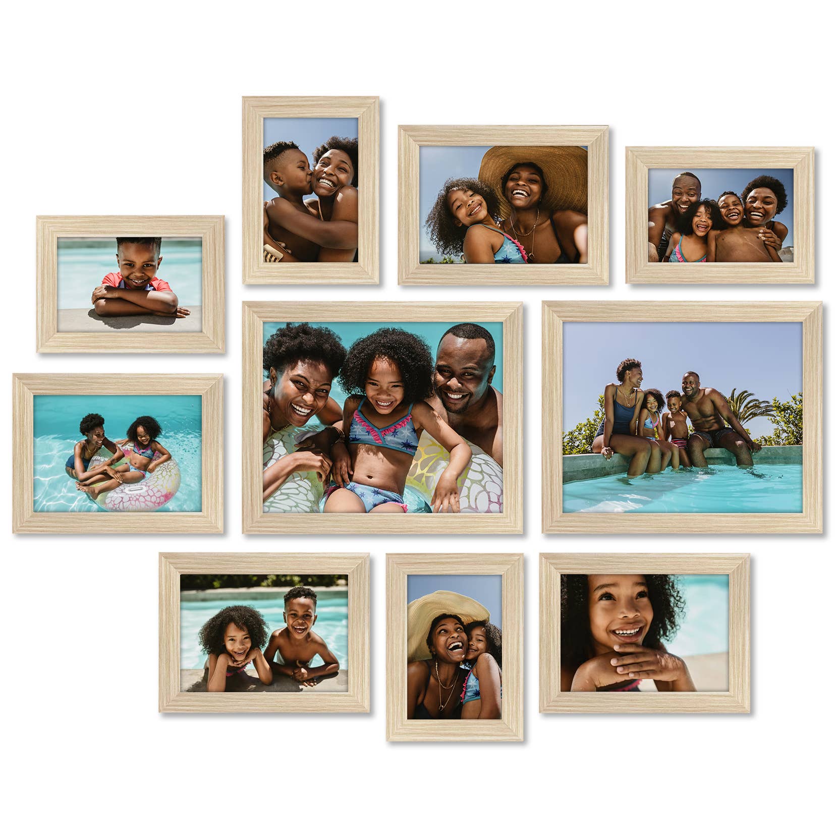 Americanflat - Wholesale Picture Frame - Americanflat 10 Piece Gallery Wall Frames 8x10 5x7 4x68