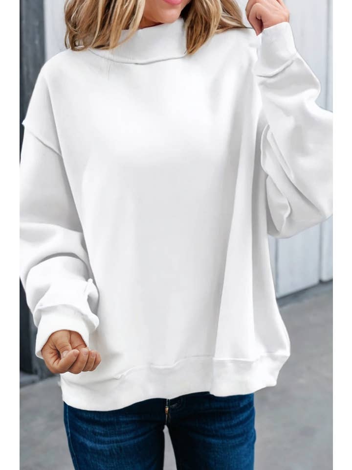 LA Society - Wholesale Sweatshirt - Women's - LAS Oversize Drop Shoulder Reversible Sweatshirt (S-XL)1