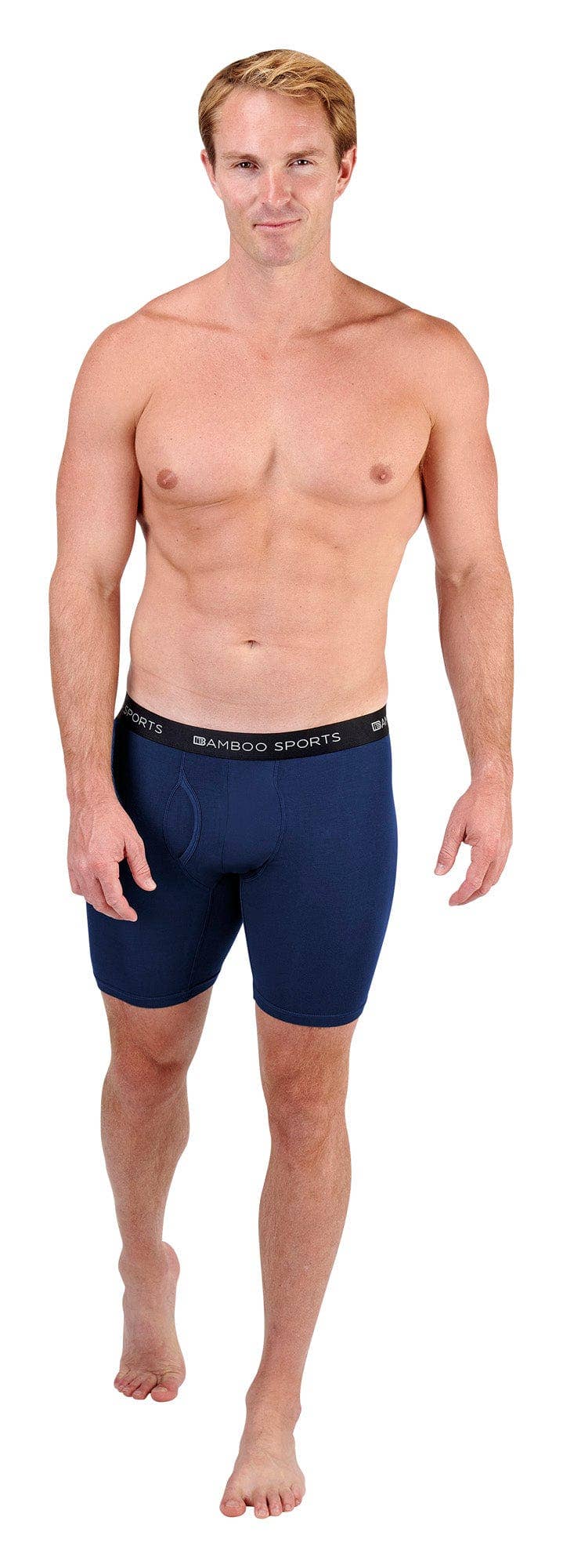 Bamboo Sports - Vendita all'ingrosso Intimo - Uomo - Boxer da uomo in rayon di bambù con cuciture interne da 15,2 cm, confezione da 414