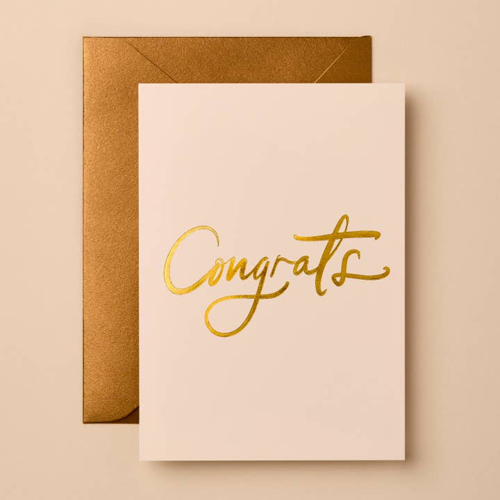 Carte de félicitations de mariage | Carte de vœux avec signature en feuille pour la vente par Gabrielle & Celine Greeting Cards USA