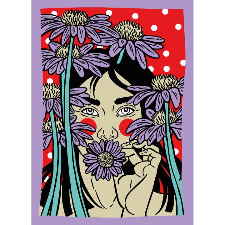 SAFU / Sarah Furrer - Kort "Gerbera" (5 stk.) for engroshandel hos supportyourlocalartist.ch