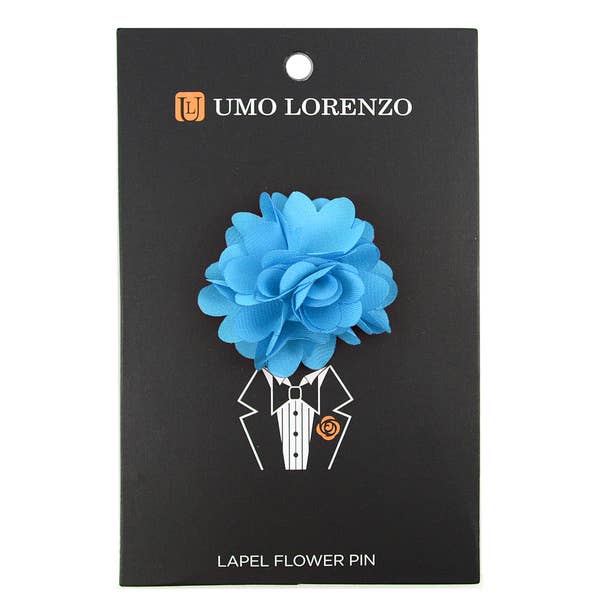 Selini New York - Wholesale Lapel Pin/Button - Solid Mini Bouquet Clutch Back Flower Lapel Pins22