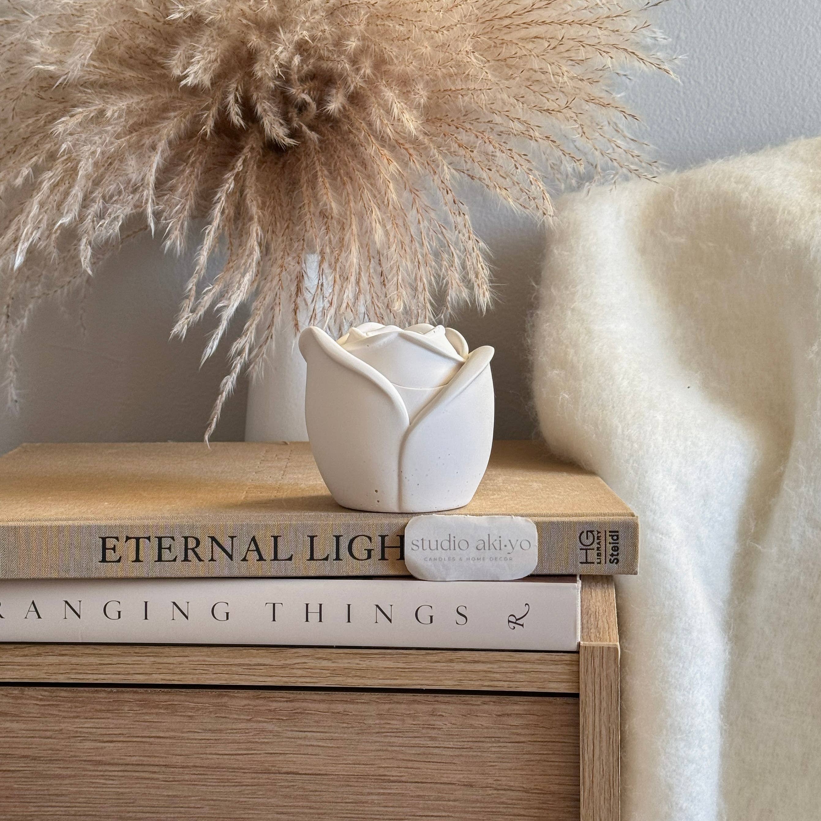 Studio Akiyo - Wholesale Jar/Filled Candle - Rosebud Scented Soy Candle | 3oz | Mother's Day | Moms Gifts1