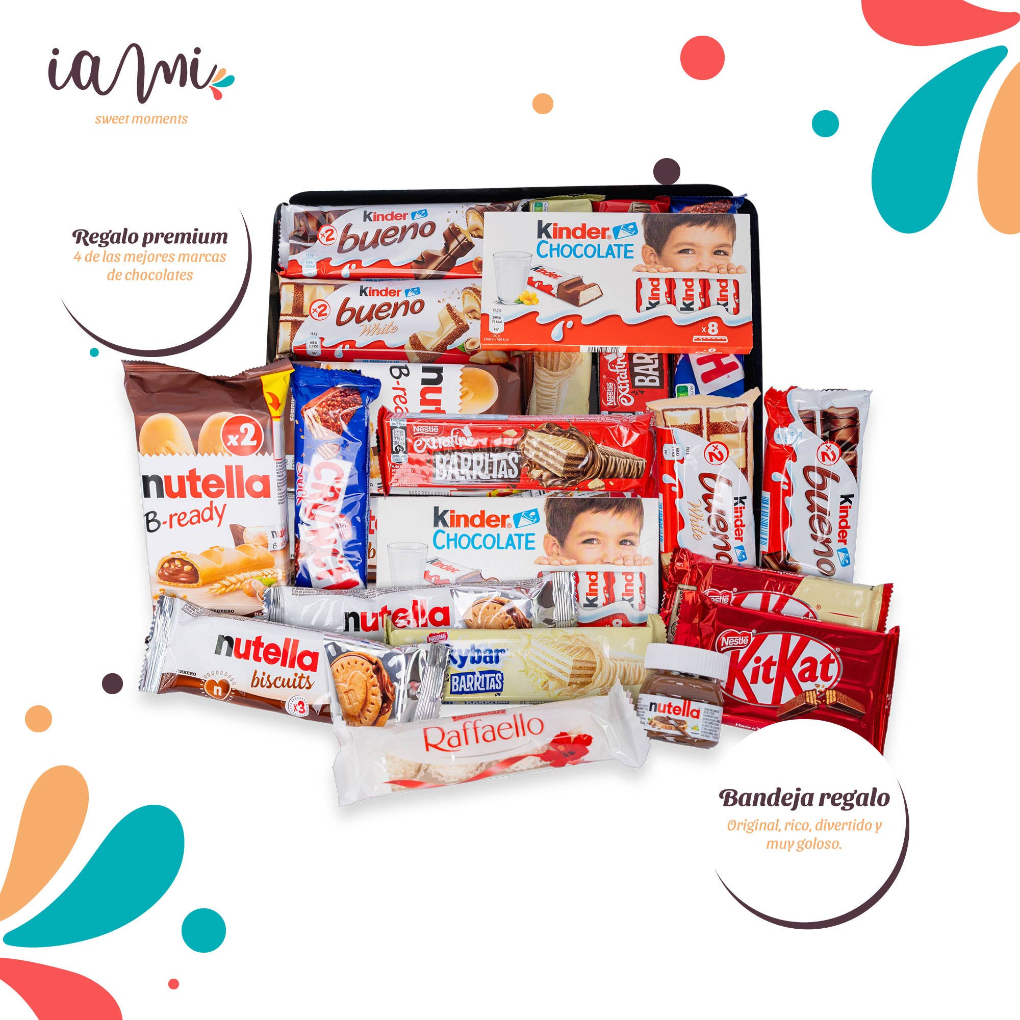 IAMI - Wholesale Chocolate Box - Mega Chocolates Kinder Gift Tray - Nutella - Nestle3