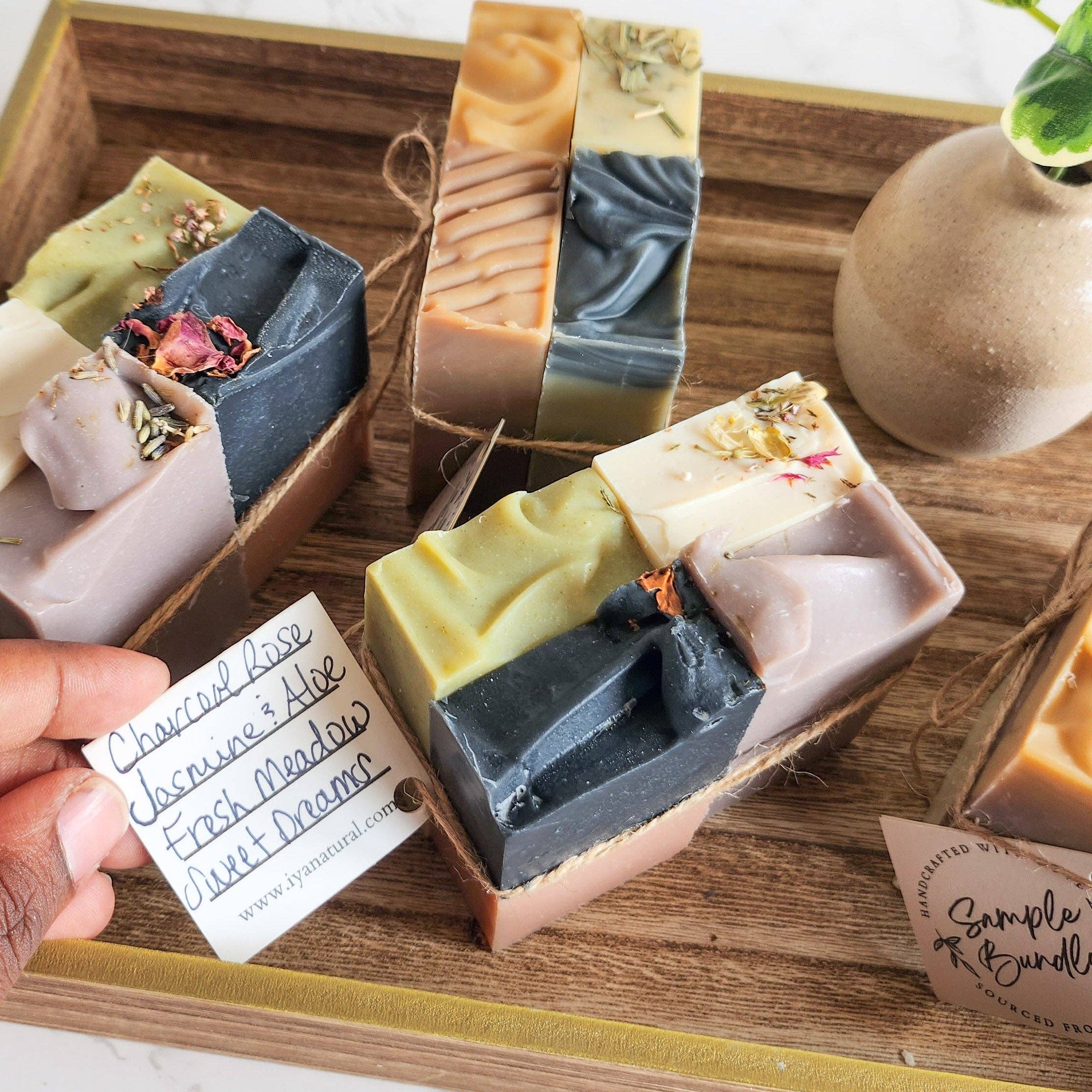 Iya Natural Skincare - Wholesale Bar Soap - Sample Soap Bundle2