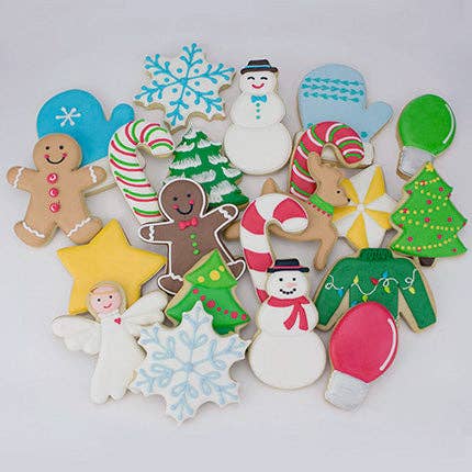Ann Clark - Wholesale Cookie Cutter - Christmas Light Bulb Cookie Cutter. (Bag of 1 Dozen)