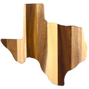 South Carolina State Shaped Cutting Board with Artwork by Fish Kiss