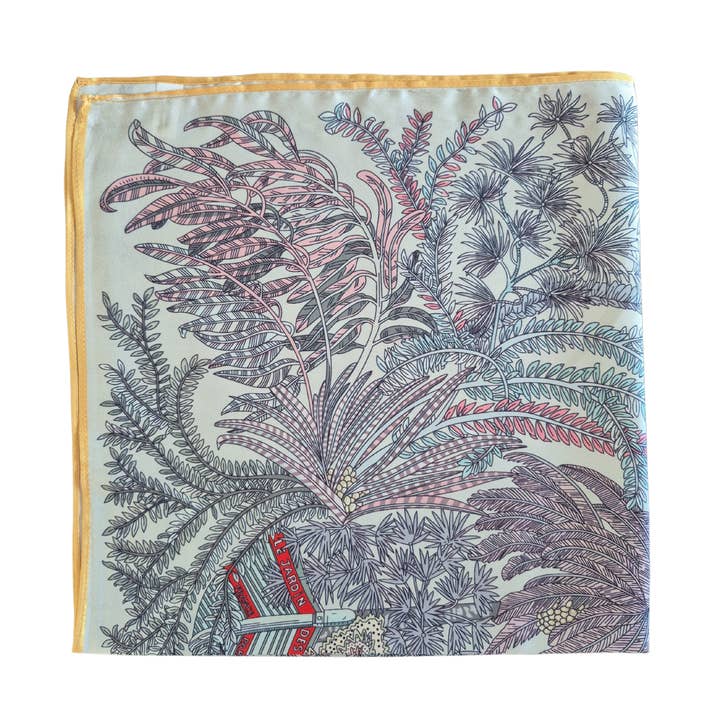 Foulard en satin S530514WH pour la vente par ZODA