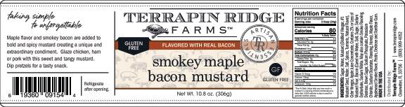 Terrapin Ridge Farms - Wholesale Mustard - Smokey Maple Bacon Mustard1
