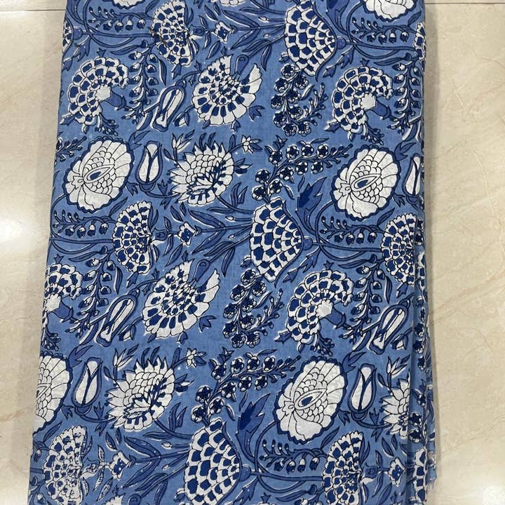 Homesoul - Venta al por mayor Tela - Tela estampada a mano para jardín de claveles, 10 m0