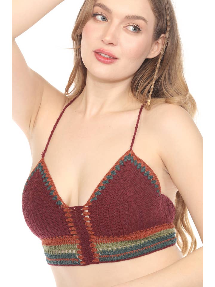 Lakhays Collection Inc. - Wholesale Knit Top - Women's - Fiesta Crochet Crop Top7