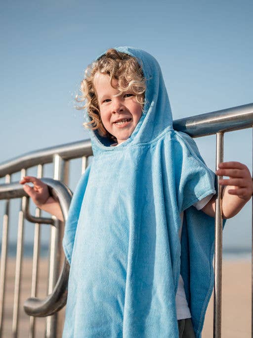 Toalha de praia infantil com capuz ningaloo - 100% algodão por atacado de Coast Kids