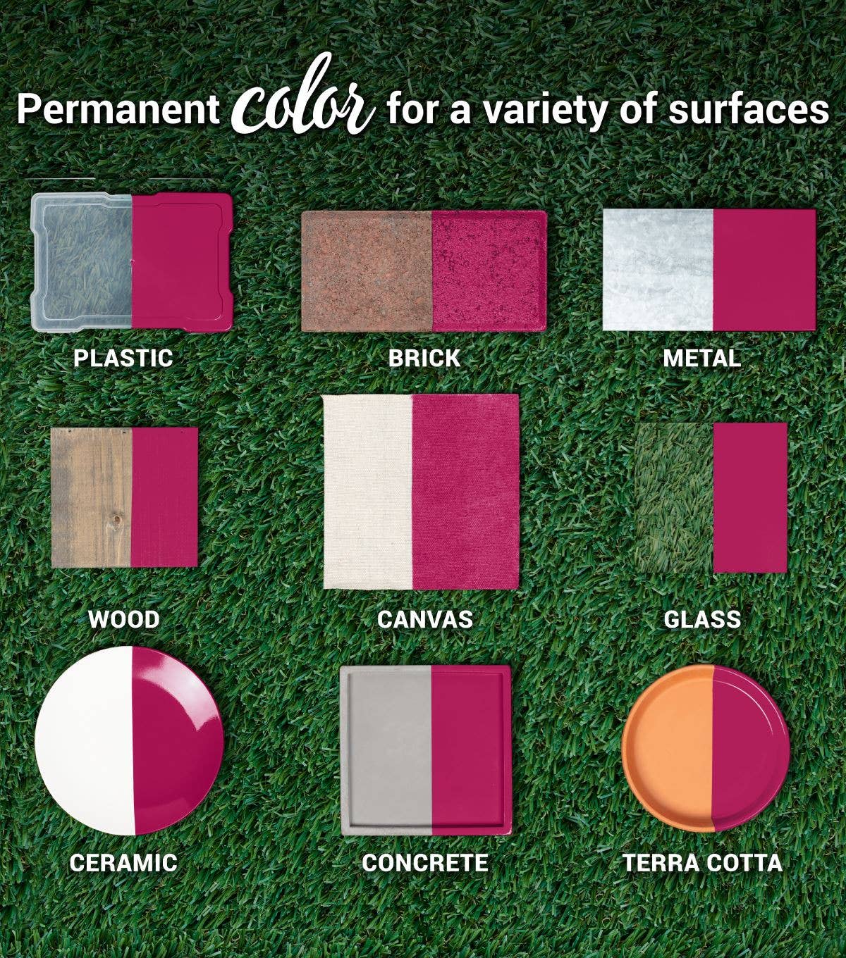 Ilovetocreate - Wholesale Paint Set - COLORSHOT Gloss Spray Paint Cosmo (Dark Pink) 10 oz.4