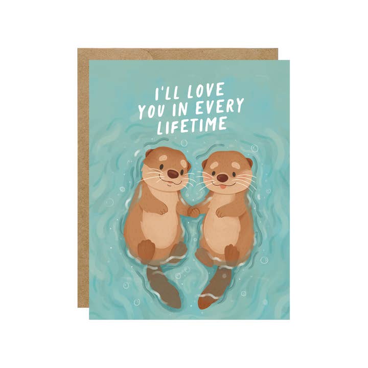 Je t'aimerai dans chaque vie - Carte d'amour de la Saint-Valentin pour la vente par Simple Whimsy