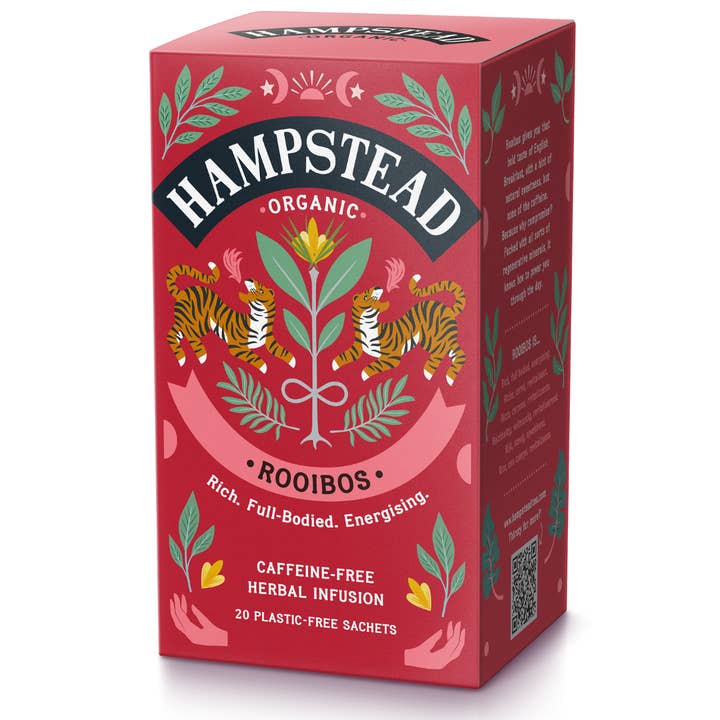 Hampstead Tea – wholesale Tea bags – Hampstead Tea Organic Rooibos Tea Bags - (Single - 1x20g)