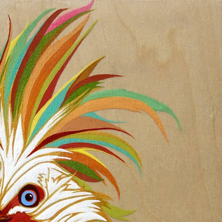 RobinArt - Wholesale Art Print - "King Jim" the Polish Chicken Art on Paper • Unframed3